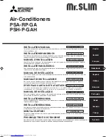 Mitsubishi Electric PSA-RP GA Installation Manual предпросмотр