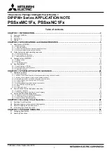 Mitsubishi Electric PSSxxMC1Fx Manual preview