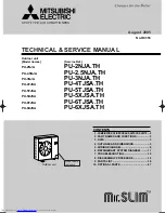 Предварительный просмотр 1 страницы Mitsubishi Electric PU-5XJSA Technical & Service Manual