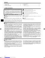 Предварительный просмотр 2 страницы Mitsubishi Electric PU(H)-P GAA Installation Manual