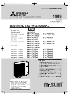 Предварительный просмотр 1 страницы Mitsubishi Electric PU-P1.6VGA Technical & Service Manual