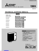 Предварительный просмотр 1 страницы Mitsubishi Electric PUH-P1.6VGA Technical & Service Manual