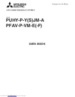 Mitsubishi Electric PUHY-P-YSJM-A Data Book предпросмотр