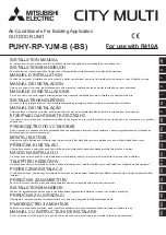 Предварительный просмотр 1 страницы Mitsubishi Electric PUHY-RP200YJM-B Installation Manual