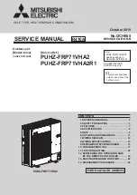 Предварительный просмотр 1 страницы Mitsubishi Electric PUHZ-FRP71VHA2R1 Service Manual