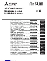 Mitsubishi Electric PUHZ-P HA Series Installation Manual preview