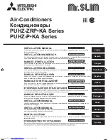 Mitsubishi Electric PUHZ-P KA Series Installation Manual preview