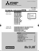 Preview for 1 page of Mitsubishi Electric PUHZ-RP100VHA3 Technical Data Manual