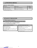 Предварительный просмотр 2 страницы Mitsubishi Electric PUHZ-SP100YKA Service Manual