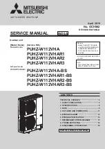 Предварительный просмотр 1 страницы Mitsubishi Electric PUHZ-W112VHA Service Manual