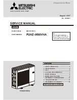 Mitsubishi Electric PUHZ-W90VHA Service Manual preview