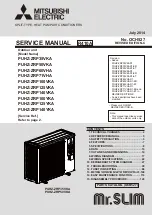 Mitsubishi Electric PUHZ-ZRP100YKAR1 Service Manual предпросмотр