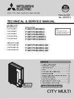 Mitsubishi Electric PUMY-HP36NKMU1 Technical & Service Manual предпросмотр