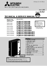 Mitsubishi Electric PUMY-P100VHM Technical & Service Manual предпросмотр