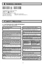 Предварительный просмотр 2 страницы Mitsubishi Electric PUMY-P100VHM Technical & Service Manual