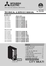 Mitsubishi Electric PUMY-P112VKM5-ERBS Technical & Service Manual предпросмотр