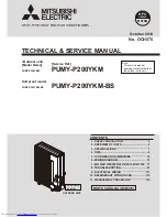 Preview for 1 page of Mitsubishi Electric PUMY-P200YKM Technical & Service Manual