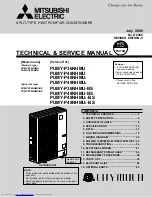 Mitsubishi Electric PUMY-P36NHMU Technical & Service Manual предпросмотр