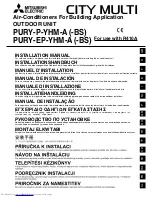 Preview for 1 page of Mitsubishi Electric PURY-EP-YHM-A Installation Manual