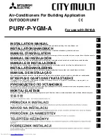 Preview for 1 page of Mitsubishi Electric PURY-P-YGM-A Installation Manual