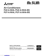 Mitsubishi Electric PUY-A12NHA Installation Manual предпросмотр