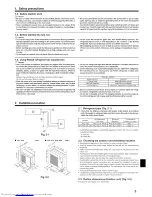 Предварительный просмотр 3 страницы Mitsubishi Electric PUY-A12NHA Installation Manual