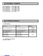 Предварительный просмотр 2 страницы Mitsubishi Electric PUY-A12NHA Service Manual