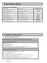 Предварительный просмотр 2 страницы Mitsubishi Electric PUZ-HA24NHA1 Service Manual