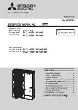 Mitsubishi Electric PUZ-HWM140VHA Service Manual preview