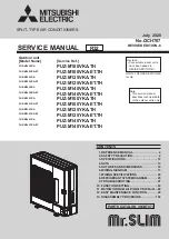 Preview for 1 page of Mitsubishi Electric PUZ-M100VKA Service Manual