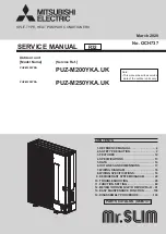 Preview for 1 page of Mitsubishi Electric PUZ-M200YKA Service Manual