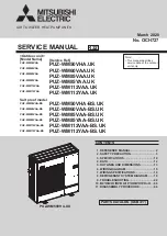 Mitsubishi Electric PUZ-WM112VAA Service Manual preview