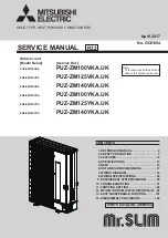 Preview for 1 page of Mitsubishi Electric PUZ-ZM100YKA Service Manual