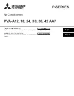 Mitsubishi Electric PVA-A12 Operation Manual preview