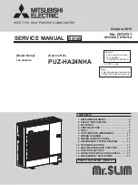 Mitsubishi Electric PVA-A24AA7 Service Manual preview