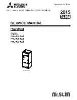 Mitsubishi Electric PVA-A30AA4 Service Manual preview