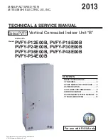 Mitsubishi Electric PVFY Series Technical & Service Manual предпросмотр