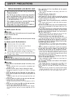 Предварительный просмотр 2 страницы Mitsubishi Electric PVFY Series Technical & Service Manual