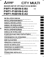 Mitsubishi Electric PWFY-P100VM-E-AU Installation Manual предпросмотр