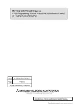 Preview for 310 page of Mitsubishi Electric Q172DSCPU Programming Manual