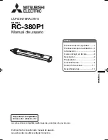 Preview for 49 page of Mitsubishi Electric RC-380P1 User Manual