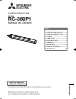 Preview for 93 page of Mitsubishi Electric RC-380P1 User Manual