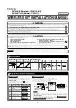 Предварительный просмотр 2 страницы Mitsubishi Electric RCN-K-E Installation Manual