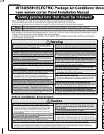 Mitsubishi Electric RG79V563H01 Installation Manual preview