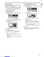 Preview for 21 page of Mitsubishi Electric SD205 User Manual