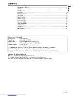 Preview for 3 page of Mitsubishi Electric SD205U User Manual