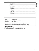 Preview for 3 page of Mitsubishi Electric SD430U User Manual