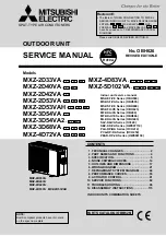 Mitsubishi Electric SEZ-KD VA Series Service Manual предпросмотр