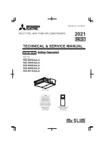 Mitsubishi Electric SEZ Series Technical & Service Manual предпросмотр