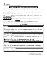 Preview for 3 page of Mitsubishi Electric SF-PR Series Instruction Manual